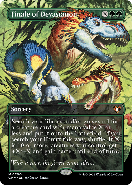 Finale of Devastation (CMM-700) - Commander Masters (Borderless) - for just $21.40! 