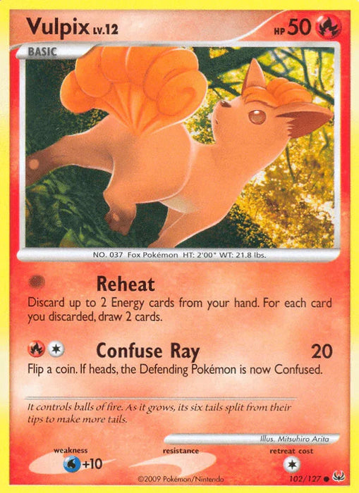 Vulpix (102/127) [Platinum: Base Set] - for just $0.40! 