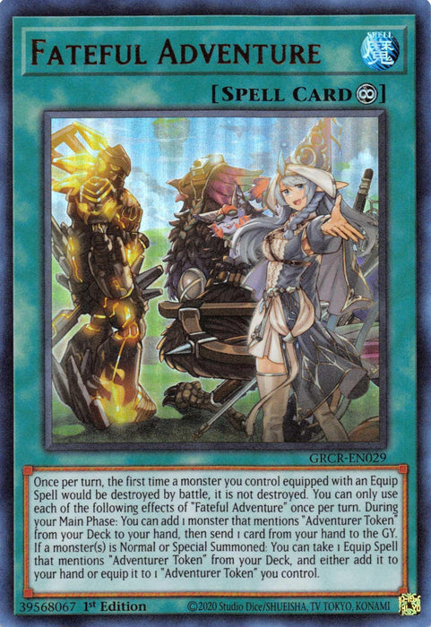 Fateful Adventure [GRCR-EN029] Ultra Rare - for just $0.45! 