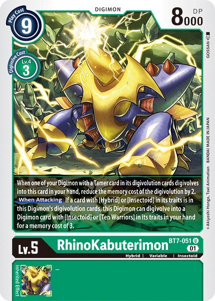 RhinoKabuterimon [BT7-051] [Next Adventure] - Just $0.09! Shop now at Retro Gaming of Denver