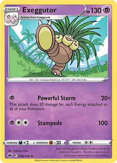 Exeggutor (Crown Zenith) Near Mint - for just $0.10! 