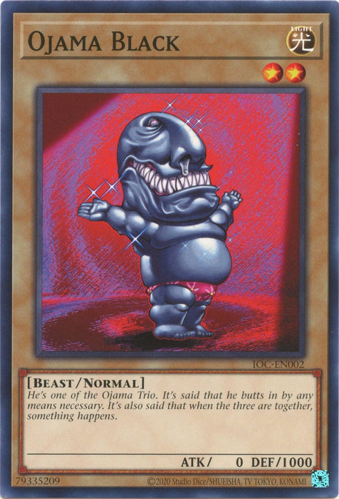 Ojama Black (25th Anniversary) [IOC-EN002] Common - for just $0.15! 