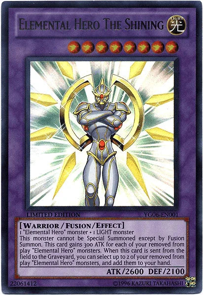 Elemental Hero The Shining [YG06-EN001] Ultra Rare - for just $2.70! 