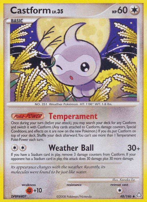 Castform (48/146) [Diamond & Pearl: Legends Awakened] - for just $0.80! 