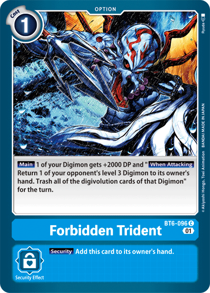 Forbidden Trident [BT6-096] [Double Diamond] - Just $0.09! Shop now at Retro Gaming of Denver