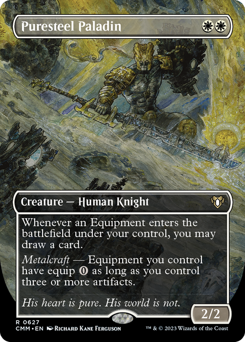 Puresteel Paladin (CMM-627) - Commander Masters (Borderless) - for just $0.98! 