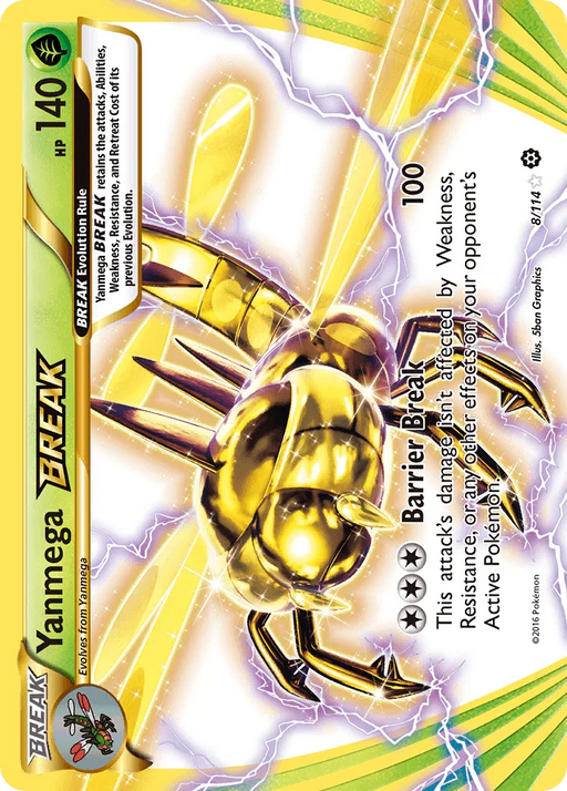 Yanmega BREAK (8/114) [XY: Steam Siege] - for just $1.10! 