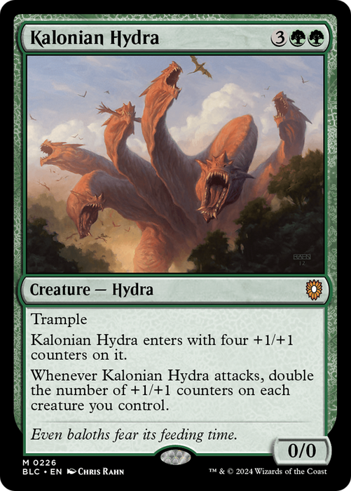 Kalonian Hydra (BLC-226) - Bloomburrow Commander - for just $1.38! 