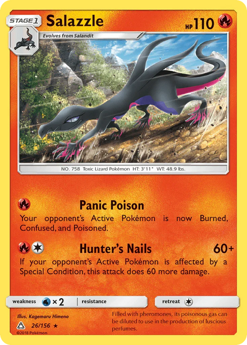 Salazzle (26/156) [Sun & Moon: Ultra Prism] - for just $0.15! 