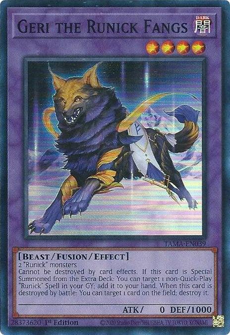 Geri the Runick Fangs [TAMA-EN039] Super Rare - for just $0.15! 