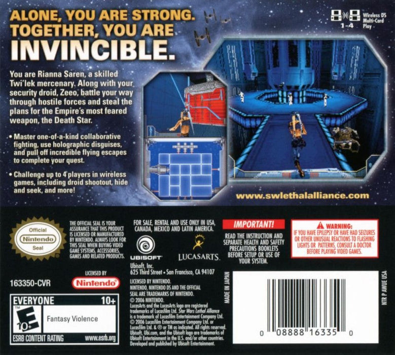 Star Wars: Lethal Alliance – Nintendo DS (DS) - for just $0! 