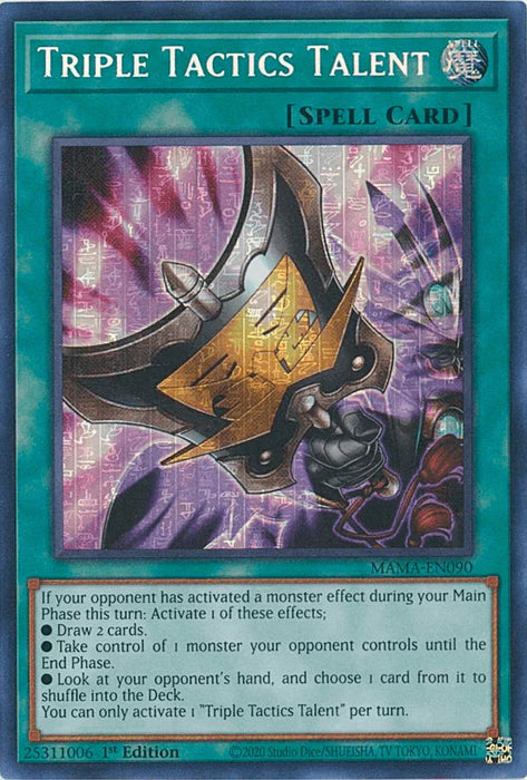 Triple Tactics Talent [MAMA-EN090] Ultra Pharaoh's Rare - for just $40.80! 