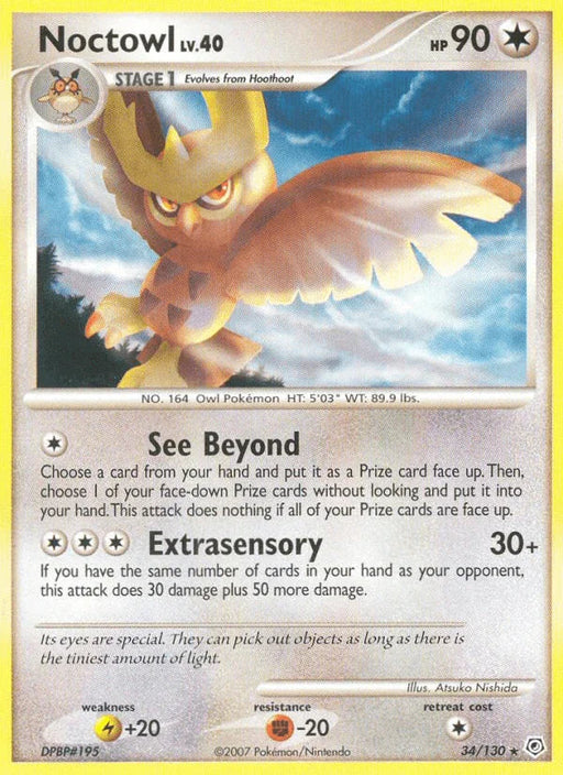 Noctowl (34/130) [Diamond & Pearl: Base Set] - for just $0.40! 