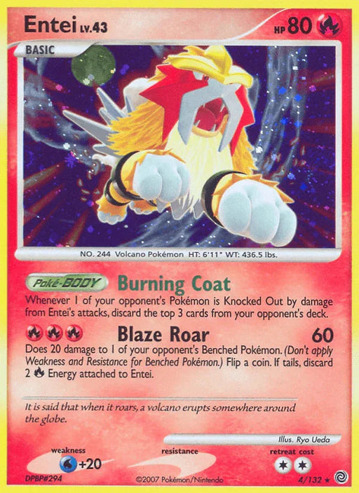 Entei (4/132) [Diamond & Pearl: Secret Wonders] - for just $12.45! 