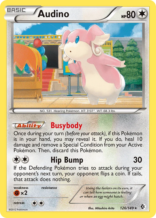 Audino (126/149) [Black & White: Boundaries Crossed] - for just $0.30! 