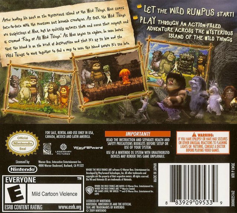 Where the Wild Things Are – Nintendo DS (DS) - for just $5.99! 