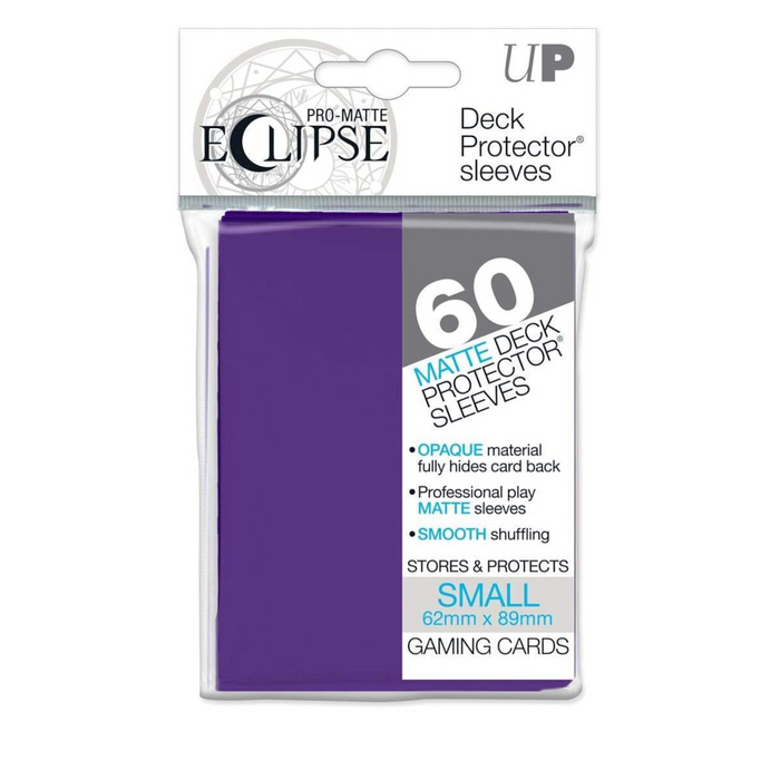 Ultra PRO: Small 60ct Sleeves - Eclipse PRO-Matte (Royal Purple) - Just $0! Shop now at Retro Gaming of Denver