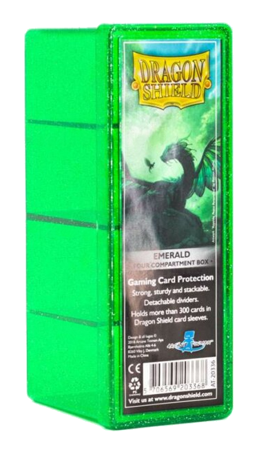 Dragon Shield: Four-Compartment Deck Box - Emerald - Just $0! Shop now at Retro Gaming of Denver