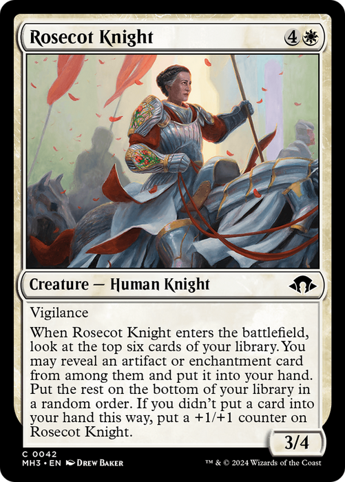 Rosecot Knight (MH3-042) - Modern Horizons 3 - for just $0.01! 