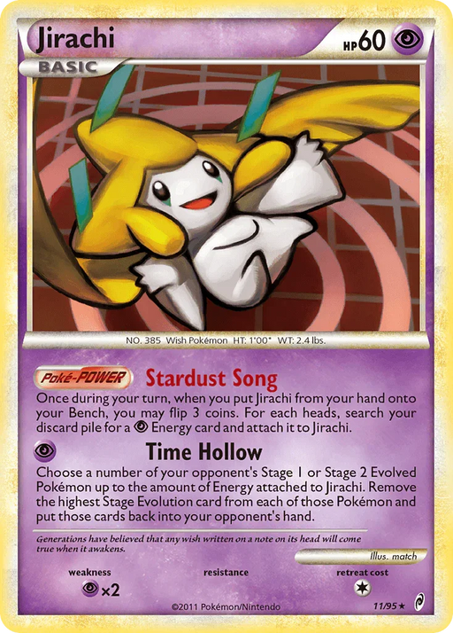 Jirachi (11/95) [HeartGold & SoulSilver: Call of Legends] - for just $12.35! 
