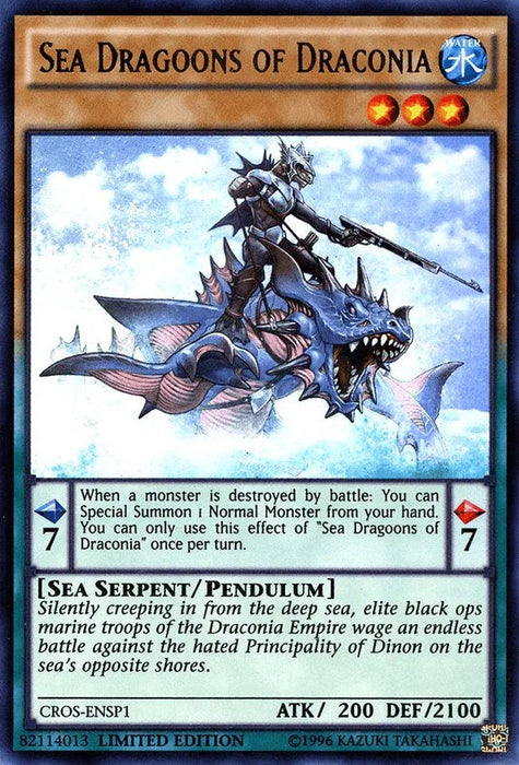 Sea Dragoons of Draconia (CROS-ENSP1) [CROS-ENSP1] Ultra Rare - for just $0.15! 