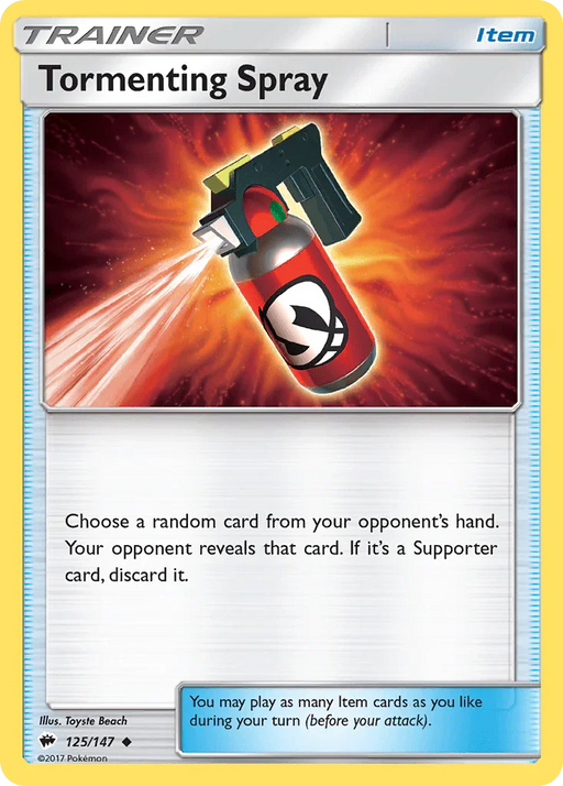 Tormenting Spray (125/147) [Sun & Moon: Burning Shadows] - for just $0.10! 