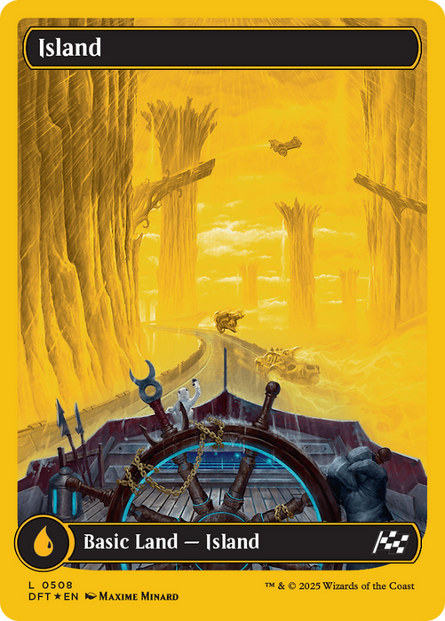 Island (DFT-508) - Aetherdrift: (Full Art) Foil - for just $0.44! 