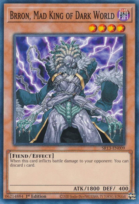 Brron, Mad King of Dark World [SR13-EN009] Common - for just $0.10! 