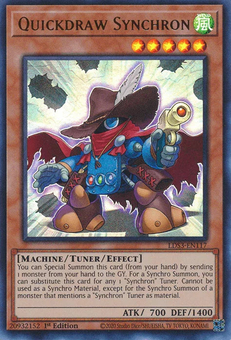 Quickdraw Synchron [LDS3-EN117] Ultra Rare - for just $0.20! 