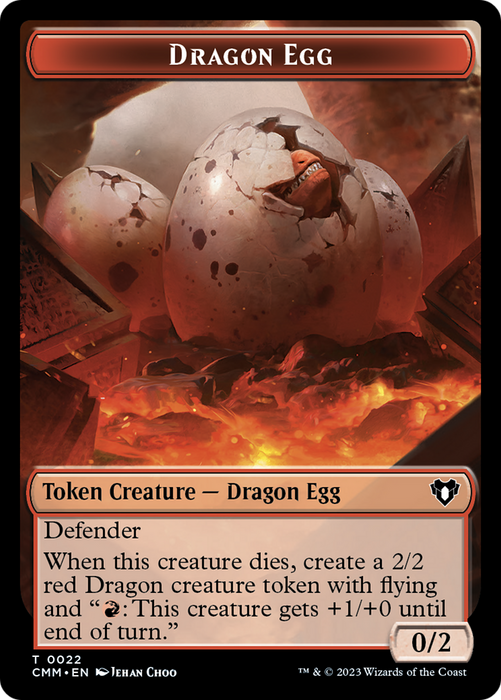 Dragon Egg Token [Commander Masters Tokens] - Just $2.60! Shop now at Retro Gaming of Denver