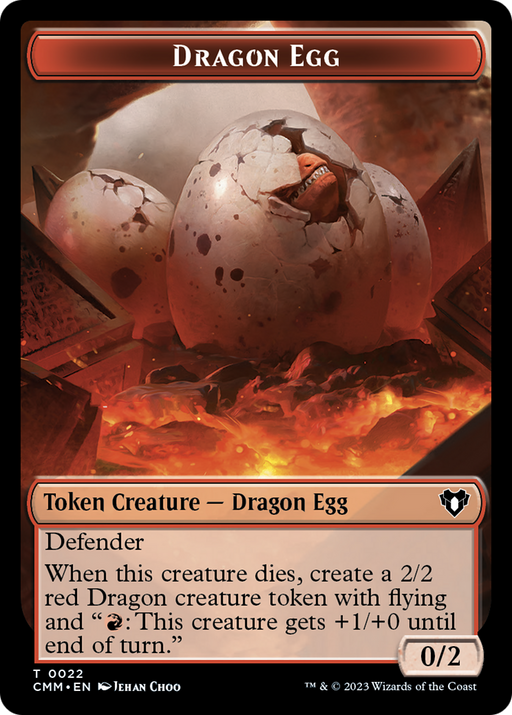 Dragon Egg Token [Commander Masters Tokens] - Just $2.60! Shop now at Retro Gaming of Denver