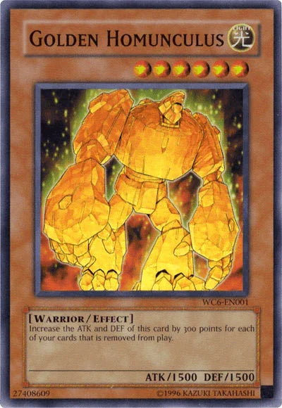 Golden Homunculus [WC6-EN001] Super Rare - for just $0.20! 