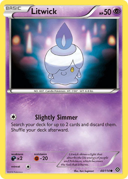Litwick (48/114) [XY: Steam Siege] - for just $0.10! 
