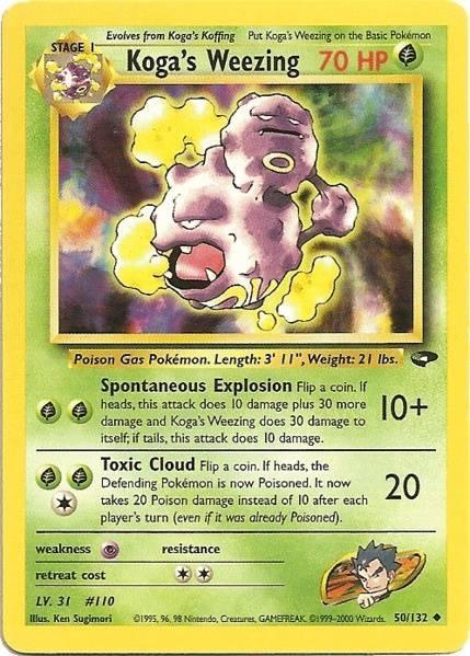 Koga's Weezing (50/132) [Gym Challenge Unlimited] - for just $1! 