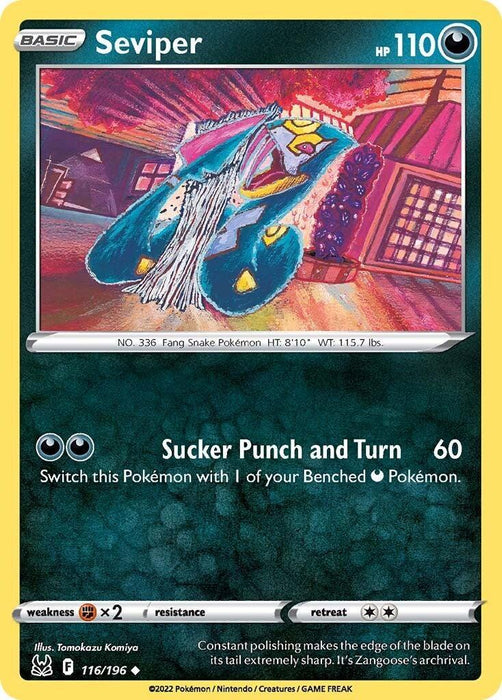 Seviper (116/196) [Sword & Shield: Lost Origin] - for just $0.10! 