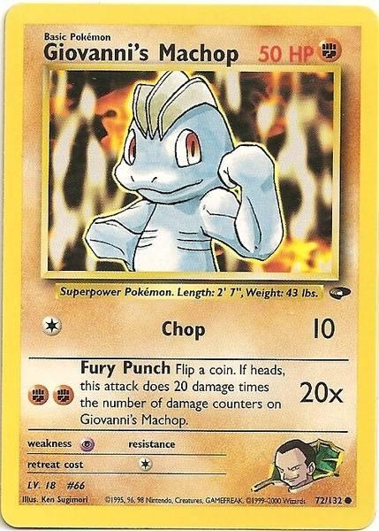Giovanni's Machop (72/132) [Gym Challenge Unlimited] - for just $0.50! 