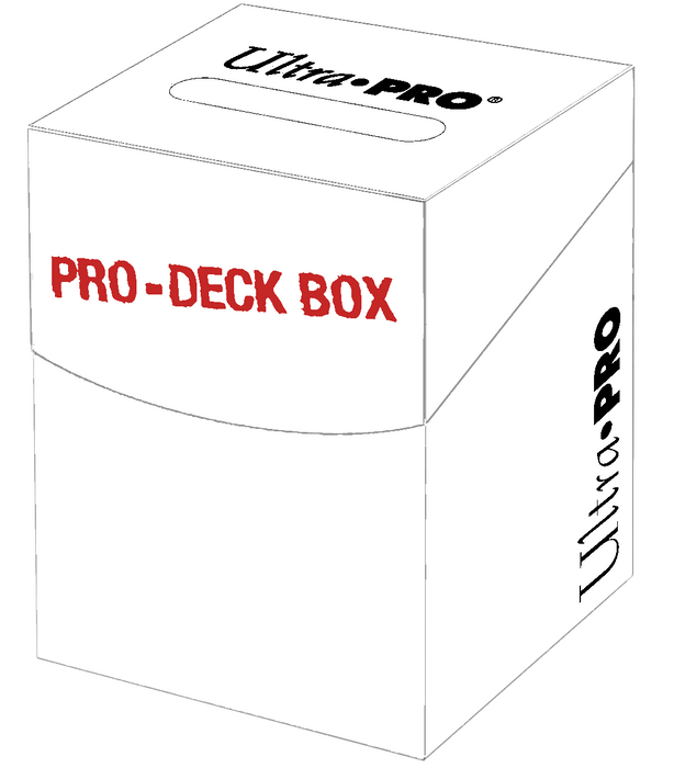 Ultra PRO: Deck Box - PRO 100+ (White) - for just $0! 