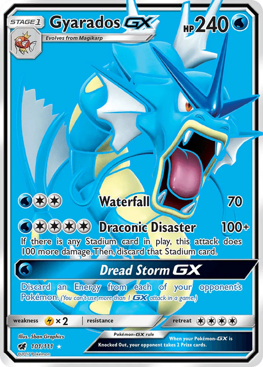 Gyarados GX (101/111) [Sun & Moon: Crimson Invasion] - for just $10.95! 