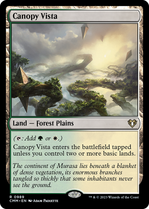 Canopy Vista (CMM-989) - Commander Masters - for just $0.11! 