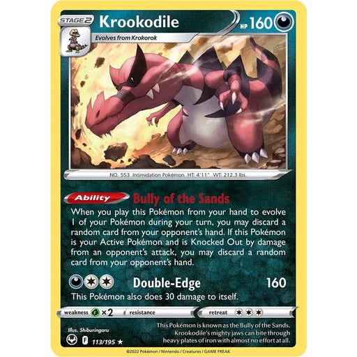 Krookodile (113/195) [Sword & Shield: Silver Tempest] - Just $0.15! Shop now at Retro Gaming of Denver