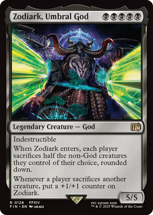 Zodiark, Umbral God (FIN-128) - FINAL FANTASY Foil - for just $0.31! 