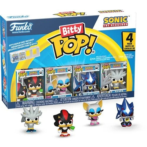 Funko Bitty Pop! Sonic the Hedgehog Mini-Figure 4-Pack - Select Figure(s) - for just $14.98! 