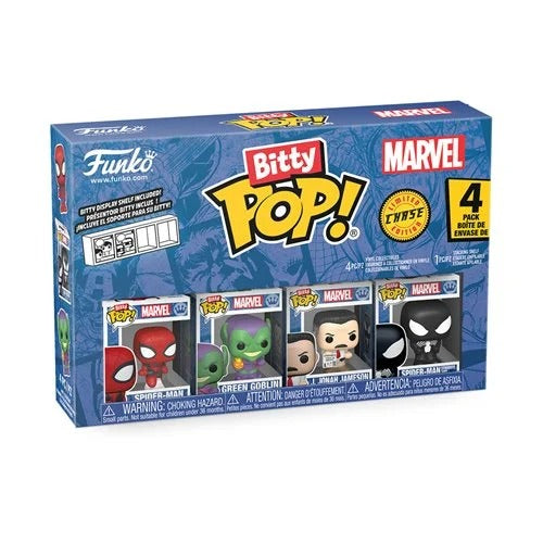 Funko Bitty Pop! Spider-Man Mini-Figure 4-Pack - Select Figure(s) - for just $14.98! 
