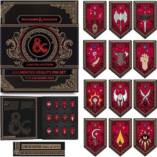 D&D Character Class Augmented Reality Enamel Pin Set of 12 - Shared Exclusive - Just $119.99! Shop now at Retro Gaming of Denver