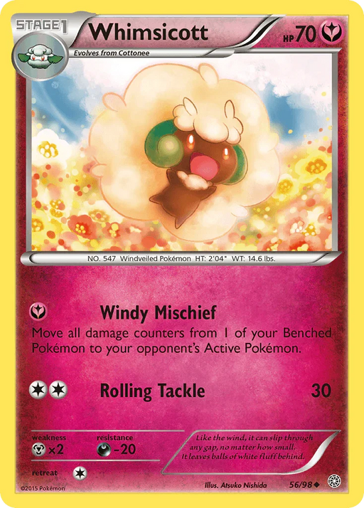 Whimsicott (56/98) [XY: Ancient Origins] - for just $0.15! 