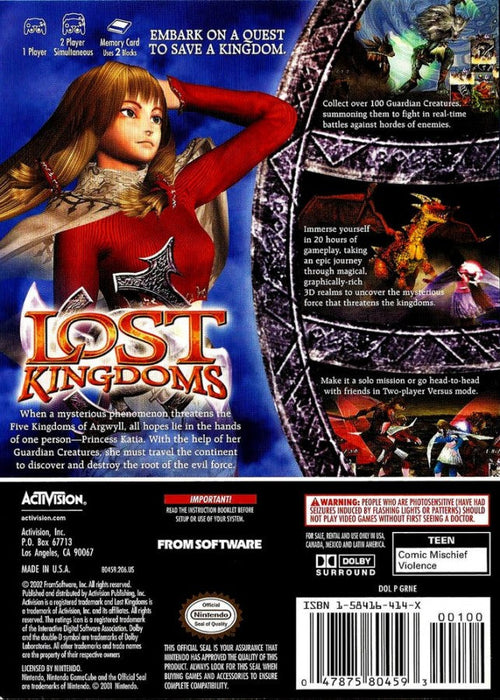 Lost Kingdoms – GameCube (GC) - for just $0! 