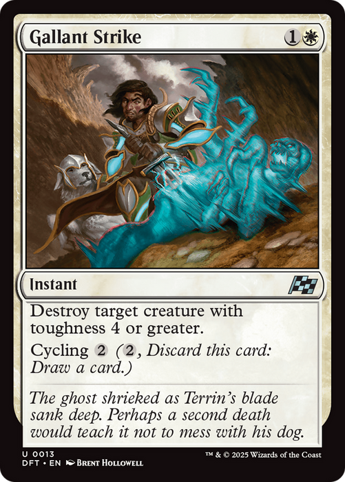 Gallant Strike (DFT-013) - Aetherdrift Foil - for just $0.03! 