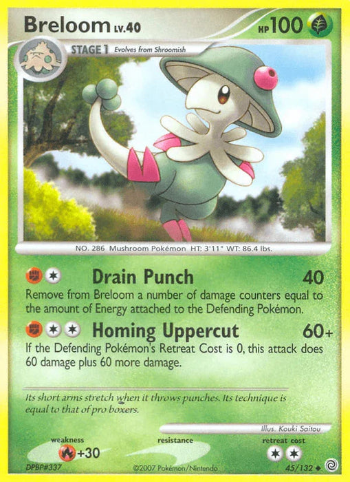 Breloom (45/132) [Diamond & Pearl: Secret Wonders] - for just $0.45! 