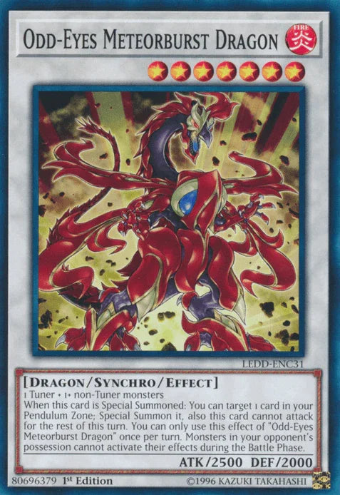 Odd-Eyes Meteorburst Dragon [LEDD-ENC31] Common - for just $0.20! 