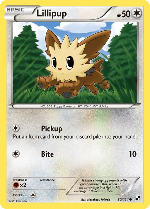 Lillipup (80/114) [Black & White: Base Set] - for just $0.20! 